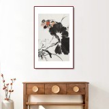 陳薪名《鴛鴦戲水》 中美協會員 第六屆全國花鳥畫展金獎獲得者