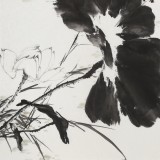 陳薪名《鴛鴦戲水》 中美協會員 第六屆全國花鳥畫展金獎獲得者