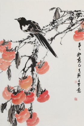 【已售】陳薪名《事事如意》 中美協會員 第六屆全國花鳥畫展金獎獲得者