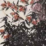 鄒友蒸 《雀趣》 已故山野派繪畫大家