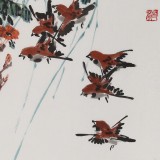 鄒友蒸 《無限春暉》1993年作 已故山野派繪畫大家