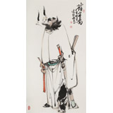 【已售】連紅武 三尺《鎮(zhèn)宅圖》 徐悲鴻畫院華北分院副院長