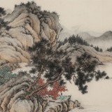 吳顯剛 六尺《溪山清遠》 貴州七星關美協主席