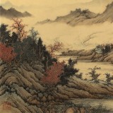 吳顯剛 《云山秋晴圖》 貴州七星關美協主席