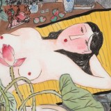 王永剛 四尺《荷香圖》 國家一級美術（詢價）