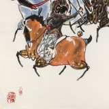 王永剛 四尺《大唐風(fēng)采》 國家一級美術(shù)（詢價）