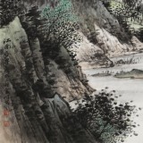 劉金河 四尺三開《江南春早》 中美協(xié)會(huì)員 （詢價(jià)）