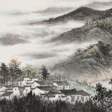 劉金河 四尺三開《江南春早》 中美協(xié)會(huì)員 （詢價(jià)）