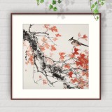 陳薪名 四尺斗方《楓葉紅時(shí)覺(jué)勝春》中美協(xié)會(huì)員吉祥水墨 第六屆全國(guó)花鳥(niǎo)畫(huà)展金獎(jiǎng)獲得者