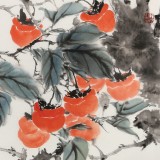 【已售】陳薪名 四尺斗方《事事如意》中美協會員吉祥水墨 第六屆全國花鳥畫展金獎獲得者