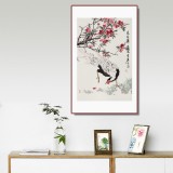 【已售】陳薪名《桃花帶露濃》中美協會員 第六屆全國花鳥畫展金獎獲得者