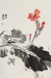 【已售】陳薪名《鴻運當(dāng)頭》中美協(xié)會員 第六屆全國花鳥畫展金獎獲得者