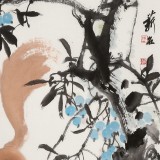 【已售】陳薪名《松林野趣》 中美協(xié)會(huì)員 第六屆全國(guó)花鳥(niǎo)畫(huà)展金獎(jiǎng)獲得者