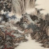 吳顯剛 《山靜松聲遠(yuǎn) 秋清泉氣香》 貴州七星關(guān)美協(xié)主席