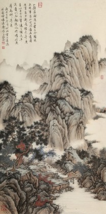 吳顯剛 《山靜松聲遠(yuǎn) 秋清泉氣香》 貴州七星關(guān)美協(xié)主席