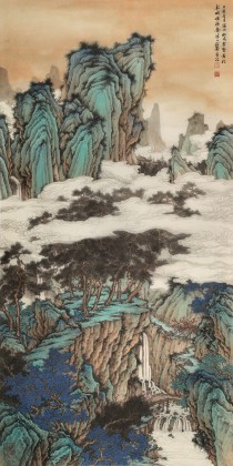 吳顯剛 《松風云壑圖》 貴州七星關美協(xié)主席