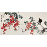 【已售】陳薪名《凌云志》 第六屆全國花鳥畫展金獎獲得者