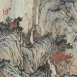 【已售】吳顯剛 《松蔭聽泉圖》 貴州七星關美協主席
