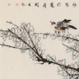 張?jiān)伱? 小六尺《清影搖春》 中美協(xié)會(huì)員 河南太康美協(xié)副主席