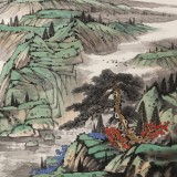 張衍緯  小六尺精品《春山疊翠響流泉》中美協會員 遼寧省美協理事