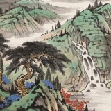 張衍緯  小六尺精品《春山疊翠響流泉》中美協會員 遼寧省美協理事