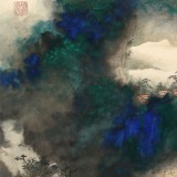 【已售】吳顯剛 《春山云煙》 貴州七星關美協主席