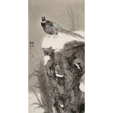 【已售】陳薪名 四尺《雪韻》 中美協會員 第六屆全國花鳥畫展金獎獲得者