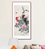 【已售】陳薪名 四尺《花開富貴》 中美協會員 第六屆全國花鳥畫展金獎獲得者