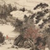 吳顯剛 《草堂論道圖》 貴州七星關美協主席