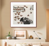 王永剛 三尺斗方《農(nóng)家趣》 國(guó)家一級(jí)美術(shù)師