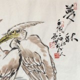 四川美協會員西蜀山人四尺斗方《夢秋》