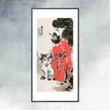 連紅武 四尺《鎮宅圖》 徐悲鴻畫院華北分院副院長