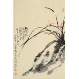 楊勁松 四尺三開《蘭香》 貴州省美術(shù)家協(xié)會會員
