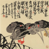 王永剛 四尺斗方《蘆花深處聽江流》 （詢價） 國家一級美術(shù)師