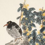 【已售】劉紀 四尺三開《獨享秋香》 中國畫大家 真跡收藏